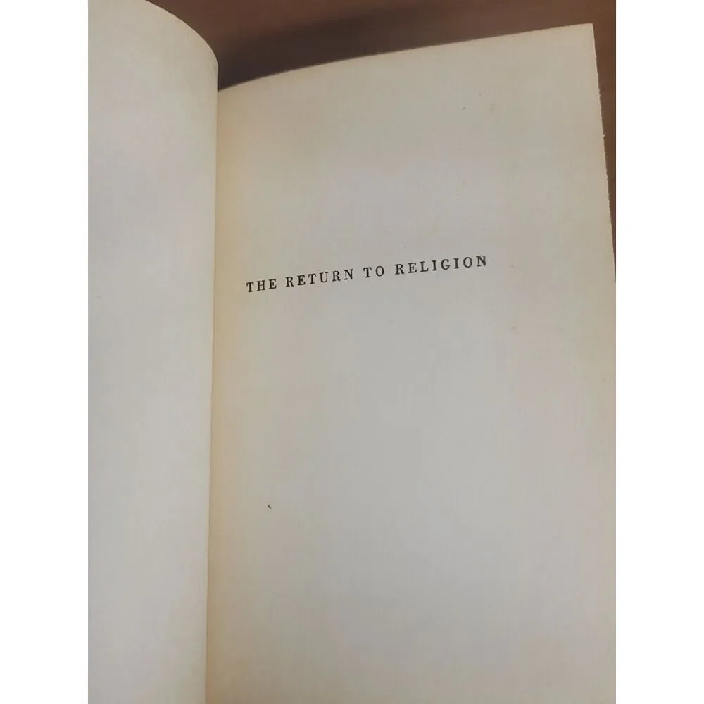 Henry C. Link The Return to Religion #A55